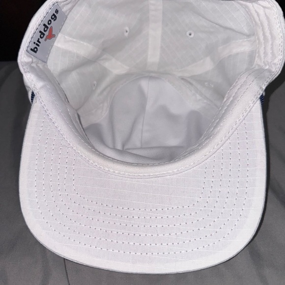 White bird dogs SnapBack white adult adjustable rope hat - Picture 2 of 3